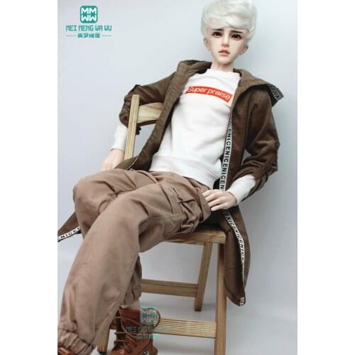 BJD accessories doll clothes for 65--72cm BJD uncle fashion Casual letter jersey, T-shirt, casual pants