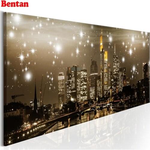 Diamond Painting New York City Architecture 5D DIY Diamond Embroidery Cross Stitch kit diamond Mosaic art Sale decoration 2020