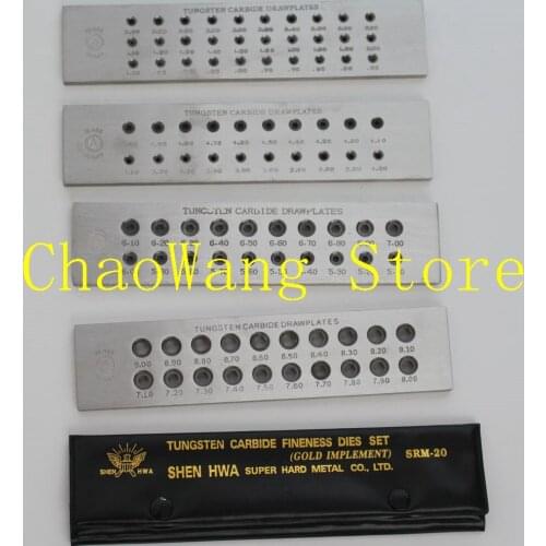 Tungsten Carbide Drawplate Jewelry Drawing Board Hexagonal Drawplate