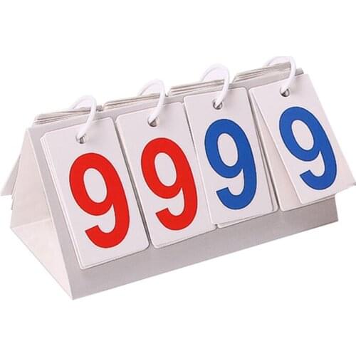 Hot sale Portable Multifunctional Table games 4 Digit board game Scoreboard Entrance Examination Referee Countdown soccer football sports