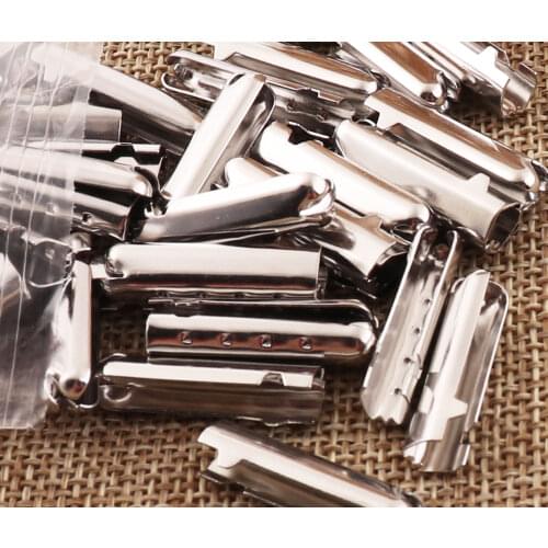 20 pcs Metal End Tips Shoelace Tips,Craft Cord Locks Aglets Cord End Buckle Cap Rope Buckle,Connector Buckle Replacement DIY-4mm