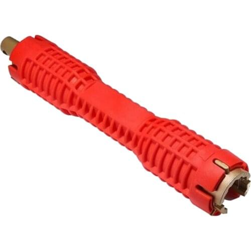 Multipurpose Faucet and Sink Installer Socket Wrench Tool Red