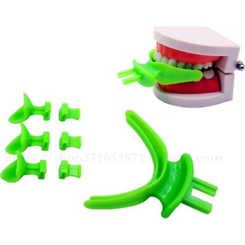 7pcs/set BPS Oral Centric Tray Set Dental Impression Trays Denture Repair Occlusal Record Articulator Facebow Autoclavable