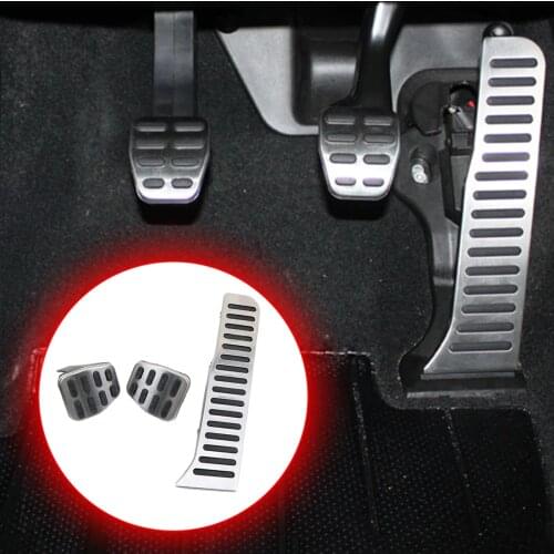 MT Pad Fit For VW Jetta MK5 Golf MK6 Vento Octavia Skoda A5 Accessories Foot Gas Fuel Accelerator Brake Clutch Pedal Cover Part