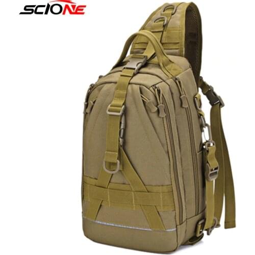 600D Nylon Multifunctional Bags Tackle Handbag Fish Gear Reel Lure Fishing Bag Shoulder Storage Pack Mochila Sac De Peche XA55G