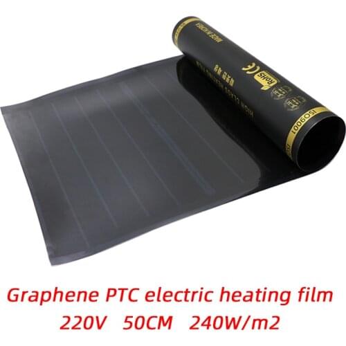 NEW 240w Graphene PTC electric heating film Energy saving safe and comfort Floor heating household Far infrared heating film