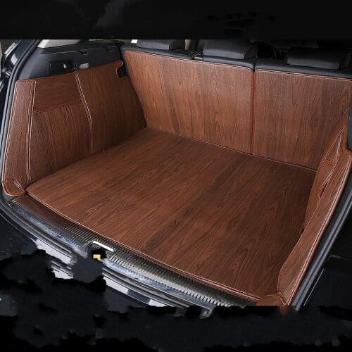 Full Covered Wood Grain Waterproof Boot Carpets Durable Custom Special Car Trunk Mats for Volvo C70 XC90 XC70 XC60 V60 V40