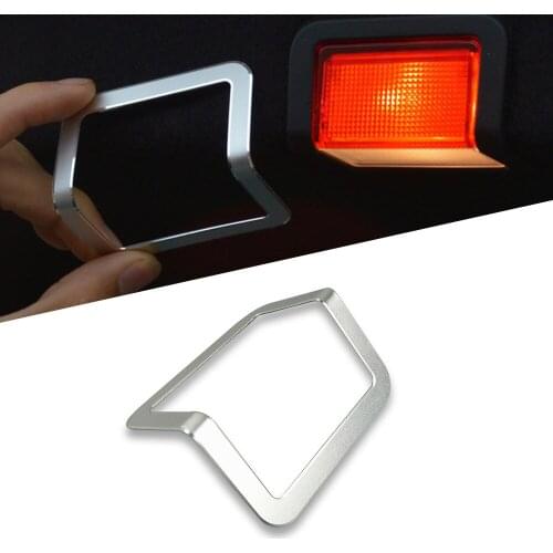 Car Tail Trunk Warning Light Frame Cover Sticker Auto Trunk Door Lamp Decorative Decals For Mercedes E GLK CLS ML GL GLC C Class