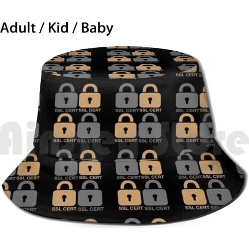 Ssl Certificate - Internet Security Sun Hat Foldable UV Protection Ssl Certificate Secure Sockets Layer Coder And