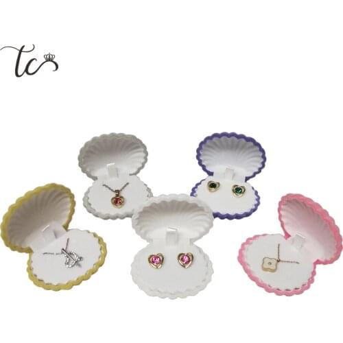 Jewelry Box Trinket Box Necklace Holder Jewelry Display Packaging Gift Box Jewelry Boxes Pendant Box Shell