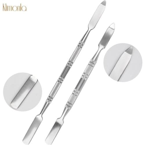 1pcs Dual Head Nail Art Stirring Rods Professional Stainless Steel Nail Color Bar For UV Gel Mixing Manicure Tools Nail Design