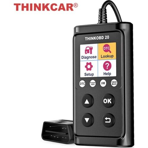 THINKCAR Thinkobd 20 OBD2 Car Diagnostic Scanner Code Readers Check Engine Light Turn Off MIL EOBD OBD 2 Automotive Scan Tools