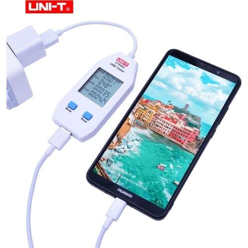 UNI-T UT658 series USB Power Meter and Tester USB-A and USB-C Digital Meter for Voltage/Current/ Capacity/Energy/Resistance