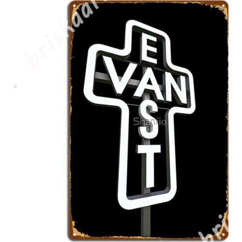 East Van Street Sign Metal Signs Cave pub Plaques Cinema Garage Classic Tin sign Posters