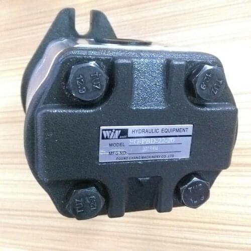 WINMOST Gear pump HYDRAULIC EQUIPMENT MODEL:EG-PBD-22-20 FOUND CHANG MACHIERY CO LTD