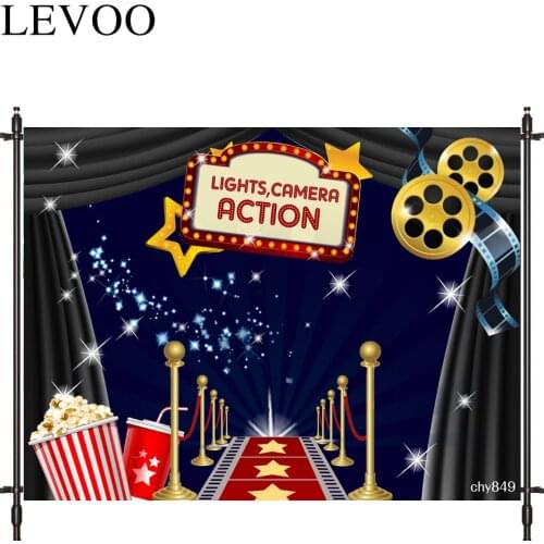LEVOO Background For Photo Studio Flash Curtain Performance Avenue Of Stars Photocall Photobooth Decor Studio Custom Shoot Prop