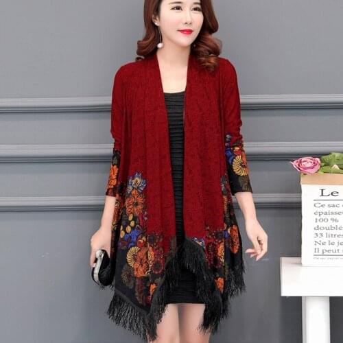 Plus Size 5XL Tassel Trench Coat Women Spring Autumn Long Outerwear Casual Tops Female Linen Windbreaker Windproof Coats Lining