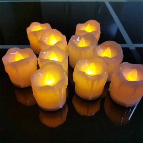1PC Flameless LED Tealight Candle Christmas Party Decoration Battery Operated Candle