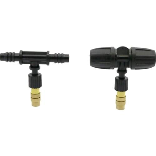 Agriculture Copper Atomized Micro Nozzles for 8/11mm hose Fruit tree Mist cooling Sprinkler watering sprayer 1 Pcs