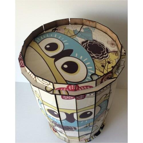 2021 squarehead new model coffee table style Wooden Barrel Coffee Table Owl