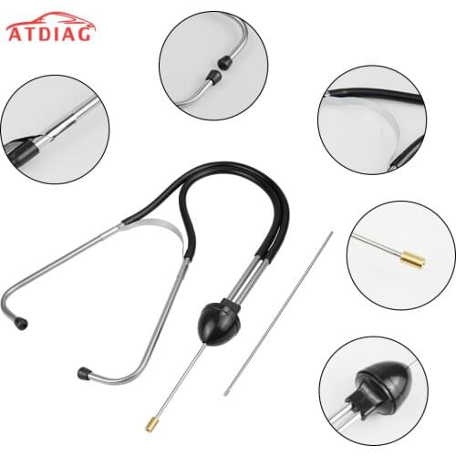 22.5+7CM Mechanics Cylinder Stethoscope Car Engine Block Diagnostic Automotive Hearing Tools Anti-shocked Durable Chromed-steel