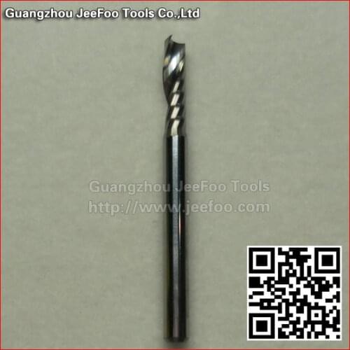 3.175*12 Carbide CNC Router Bits Single Flute Tools,One flute spiral bits AAA series