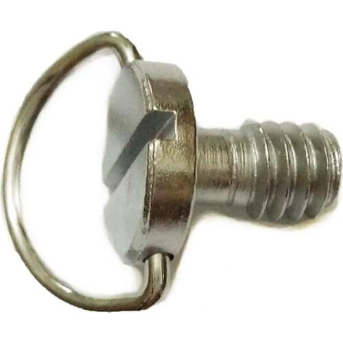 50pcs/lot 1/4" D-Ring Camera Screws for DSLR Camera Tripod Quick Release Plate