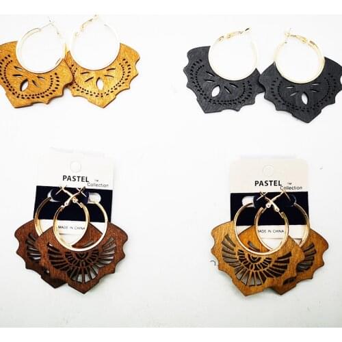 Free shipping!!Newest Brown Round Hoop Earrings can mixed colors