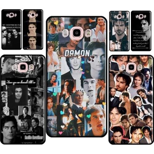 Damon Salvatore Vampire Diaries For Samsung J5 J3 J7 2017 A3 A5 J1 2016 A9 A6 A8 J4 J6 Plus J8 2018 J2 Prime Phone Cover