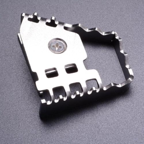 For BMW Motorcycle Parts Sliver Brake Lever Extension Shifter Peg Enlarge Extender for BMW F800GS F700GS F650GS 2008-2016