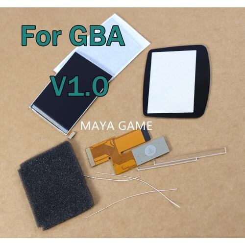 For GBA Console Adjustable Brightness 10 Levels High Brightness IPS Backlight for Nintend GBA Console Backlit LCD Screen