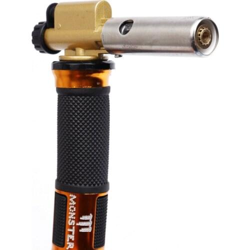 Electronic Ignition Welding Gun Stainless Torch Machine with 2.5M Hose for Liquefied Propane Gas Soldering Weld Cooking Heating