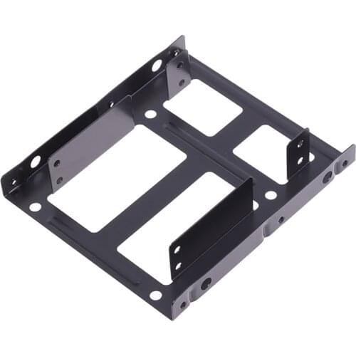 2.5 To 3.5 Hard Disk Bracket Hard Drive Dual Desktop SSD Mounting Bracket Internal Adapter