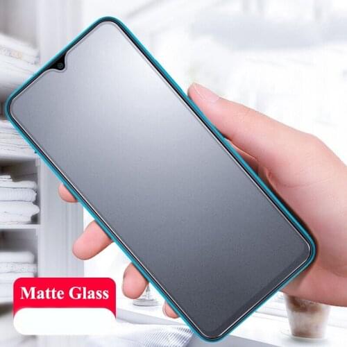 For VIVO Y20A Y20 Y30 2021 Matte Frosted Tempered Glass Screen Protector For VIVO Y30 Y20 2021 Y20A Full Cover Protective Glass