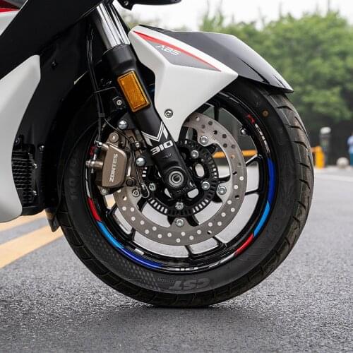 Motorcycle Applicable to the Modification Wheel Hub, Tire, Reflective Letter, Waterproof Sticker, Decal for Zontes310m