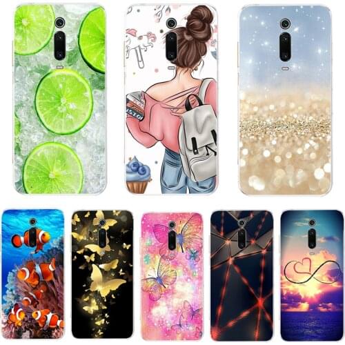 Soft Silicone Case For Xiaomi Mi 9T Pro Cover Soft TPU Cute Pattern Phone Case For Xiaomi Mi 9T 9 T Pro Shell Bumper Coque Funda