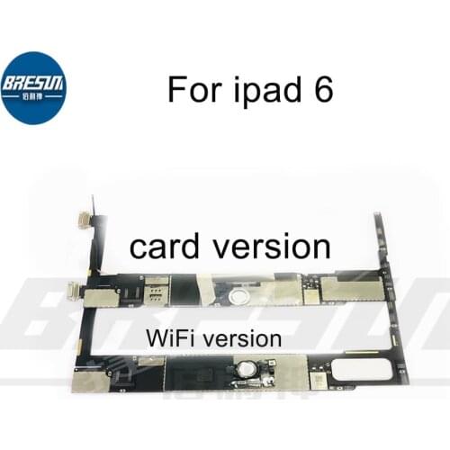 Original Unlocked No ICloud For Ipad 6 WIFI 3G Logic Board, A1566A1567Mainboard for ipad 6 Motherboard 16gb No return function