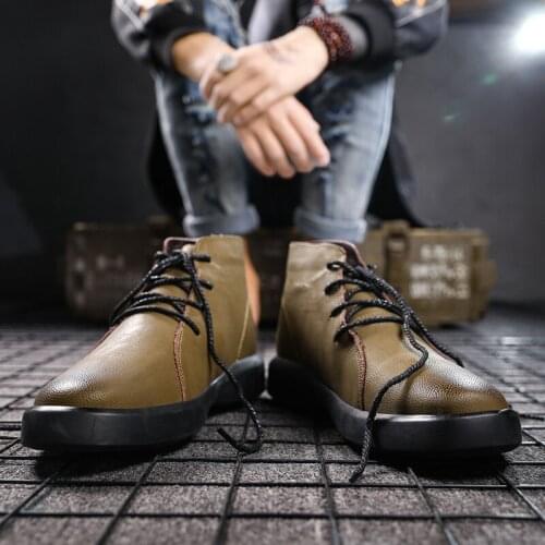 Para sneaker leisure men causal man sport mens zapatos loafers for leather fashion boots casual mens hombre hot Casual cuero de