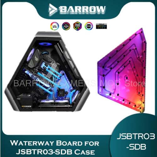 Barrow Distro Plate For JONSBO TR03 Case LRC2.0(5V 3Pin AURA) JSBTR03-SDB