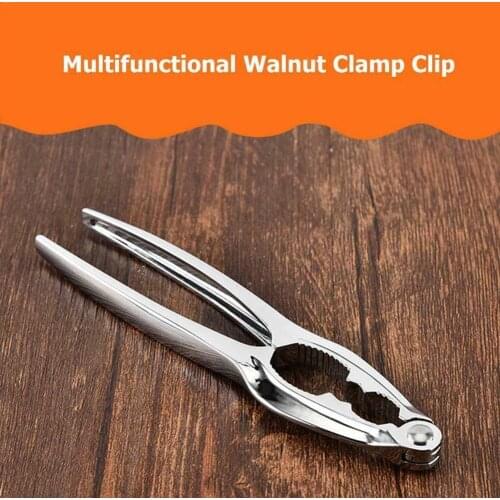 Zinc Alloy Nutcracker Sheller Crack almond Walnut Pecan Filbert Tool Nut Hazelnut Clamp Nut Sheller Cracker Plier Kitchen C O5W3