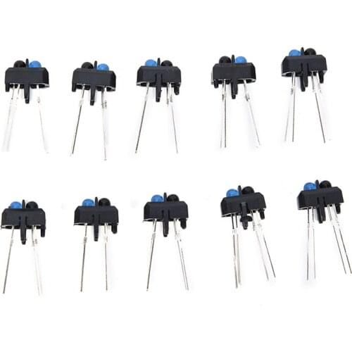 10 Pcs TCRT5000L TCRT5000 Reflective Optical Sensor Infrared IR Photoelectric Switch