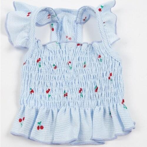 Pets Products Dogs Supplies Fashion Cute Cherry Small Puppy Dogs Dresses Chihuahua Frenchie