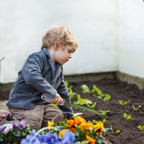 Rust-proof Transplant Tool Five-Piece Gardening Hand Tools Kit Potted Flower Shovel Dual-purpose Hoe Shovel Rake Garden Planting