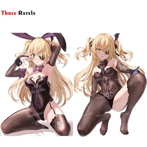 Three Ratels A227 Fischl Genshin Impact Sticker For Girls Bedroom Wall Vinyl&Waterproof Creative Anti Scratch Film Decal