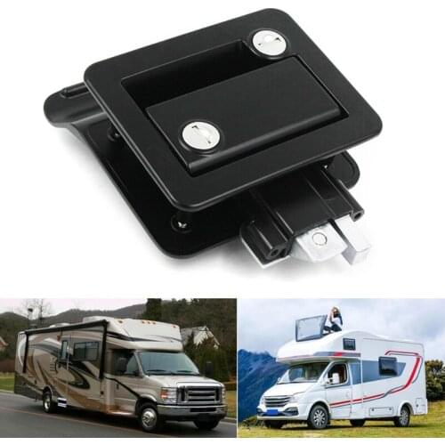 Caravan RV Travel Trailer Entry Door Lock Camper Door Latch Handle with Keys Secure for Camper Travel Trailer