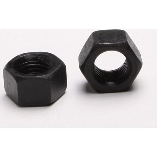 10PCS Cheap 8.8 hex nut hex nut surface: black]A M8 DIN934