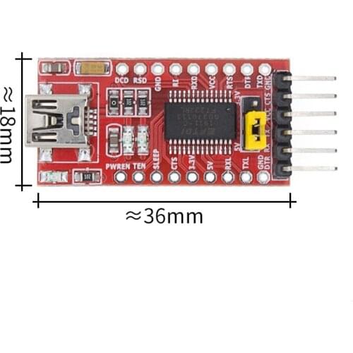 50pcs FT232RL FT232 USB TO TTL 5V 3.3V Download Cable To Serial Adapter Module USB TO 232