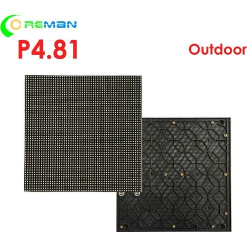 Aliexpress low price pitch 4.81mm led module rgb module led , 5m x 3m stage background led video wall screen cabinet