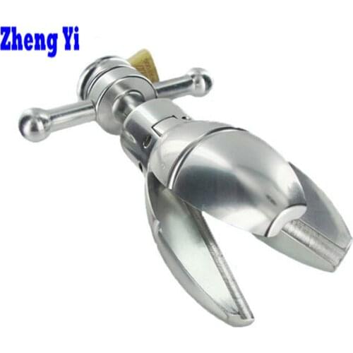 Adjustable Anal Plug Stainless Steel Butt Plug Lock Anal Dilator Sex Toys Metal Male Chastity Device Anus Expansion