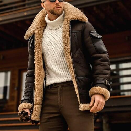 Eillysevens Men's Hoodies With Fur